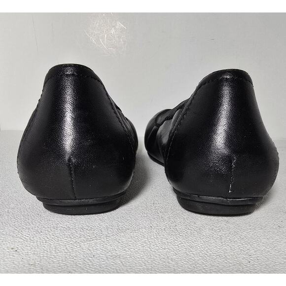 Vionic Caroll Ballet Flats Shoes Womens Black Leather Casual Slip Ons Sz 8.5 - Picture 6 of 8